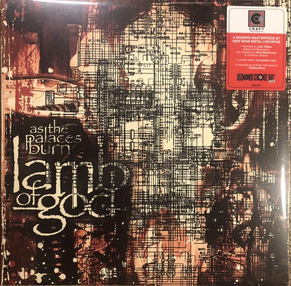 Lamb Of God - As The Palaces Burn RSD2021 Red Splatter  Vinyl LP