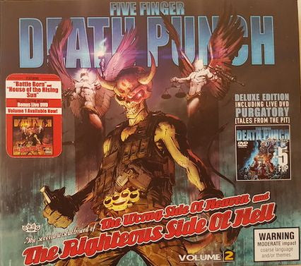 Five Finger Death Punch – The Wrong Side Of Heaven And The Righteous Side Of Hell, Volume 2 Deluxe Digipak CD + DVD