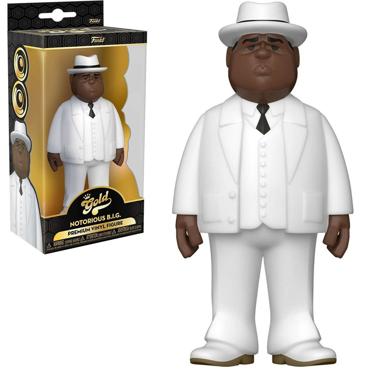 Notorious Big - Biggie White Suit 5 Inch Vinyl Gold Pop! Vinyl