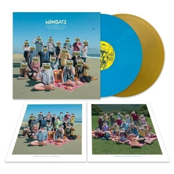 Wombats - Proudly Present... This Modern Glitch 10th Anniversary Sky Blue + Gold Coloured Vinyl LP