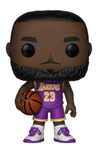 NBA Legends: LA Lakers - Lebron James Purple Jersey Collectable Pop! Vinyl #53