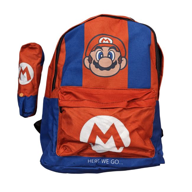 Super Mario Brothers - Mario Compartment Backpack