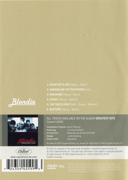 Blondie – Video Hits DVD