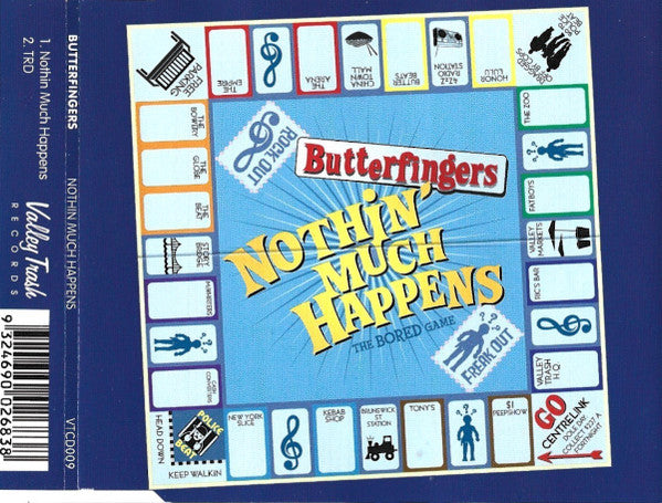 Butterfingers - Nothin Much Happens 2 Track CD Single