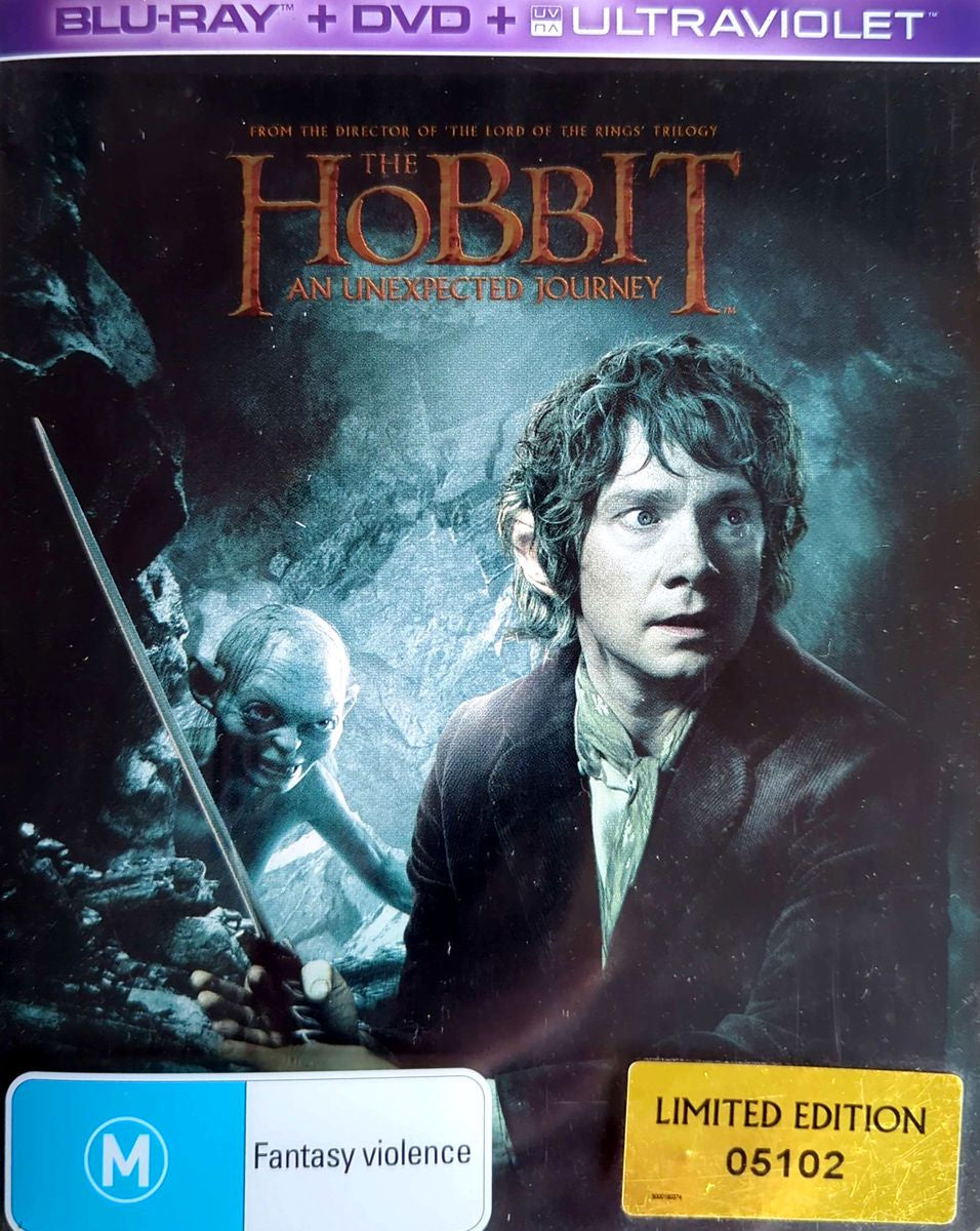 Martin Freeman - The Hobbit: An Unexpected Journey Ltd Ed 05102 Blu-Ray + DVD
