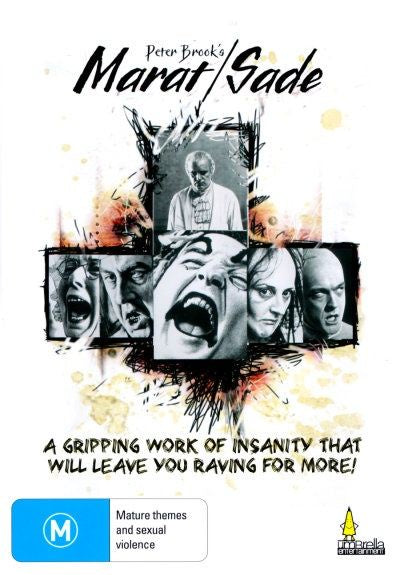 Peter Brook - Marat/Sade (1967) DVD (Used)