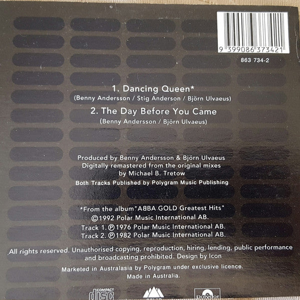 ABBA - Dancing Queen 2 Track CD Single (Used)