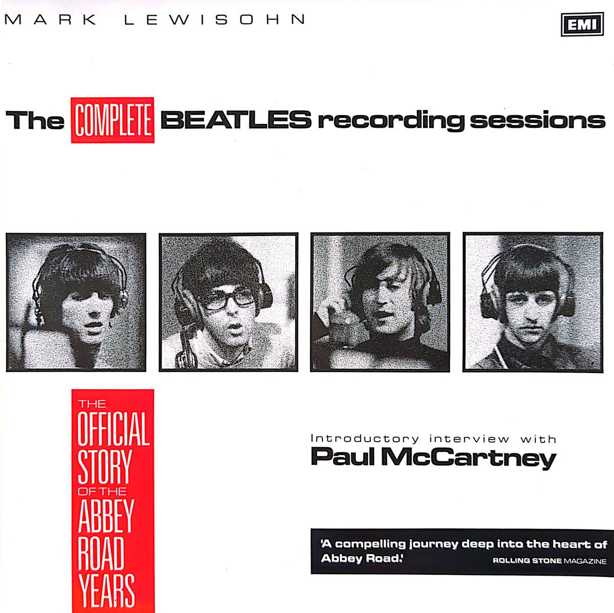 Mark Lewisohn - EMI's The Complete Beatles Recording Sessions: The Official Story of the Abbey Road Years Softcover Book (1989)