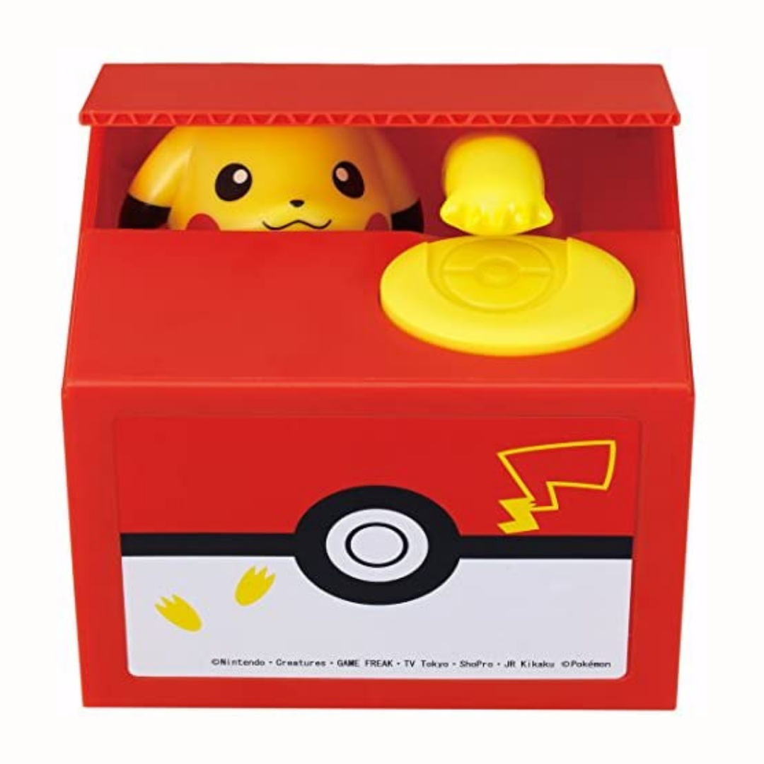 Pokemon - Pikachu Coin Grab Money Box Money Bank