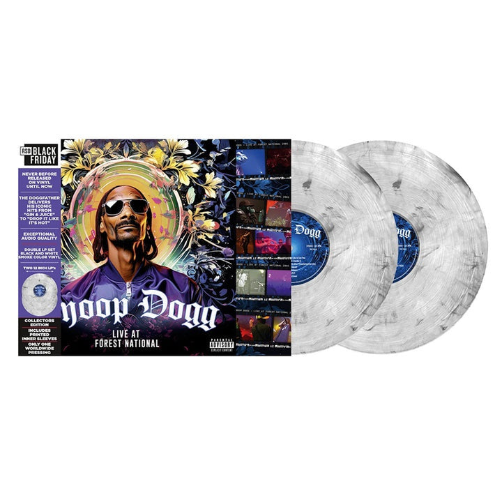 Snoop Dogg - Live At Forest National RSDBF2024 Black & White Smoke Coloured Vinyl 2LP