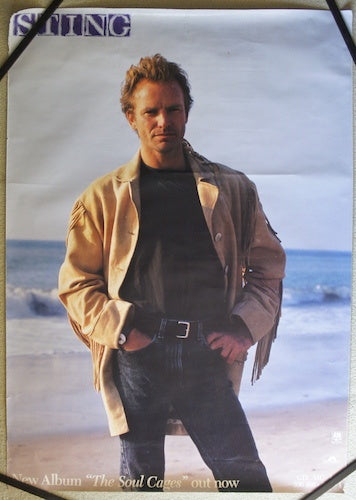 Sting - 1991 The Soul Cages Promo Collectable Poster