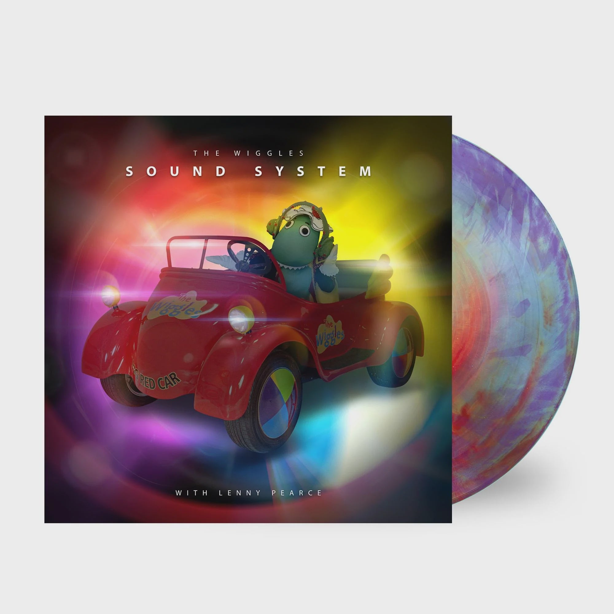 Wiggles - Wiggles Sound System: Rave Of Innocence Red/Yellow/Purple/Blue Hand Poured Coloured Vinyl LP