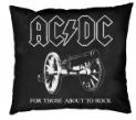 AC/DC - About To Rock  Canvas Style Cushion