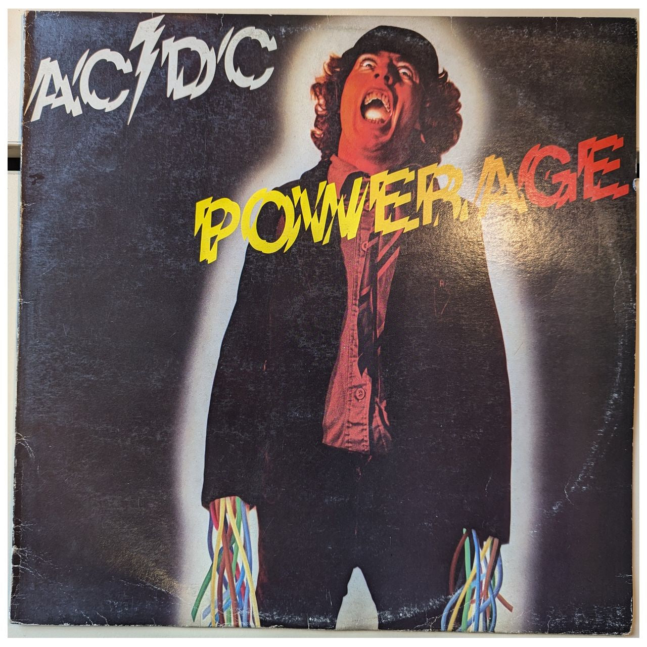 AC/DC - Powerage 1978 Blue Albert Label Vinyl LP ( Used )
