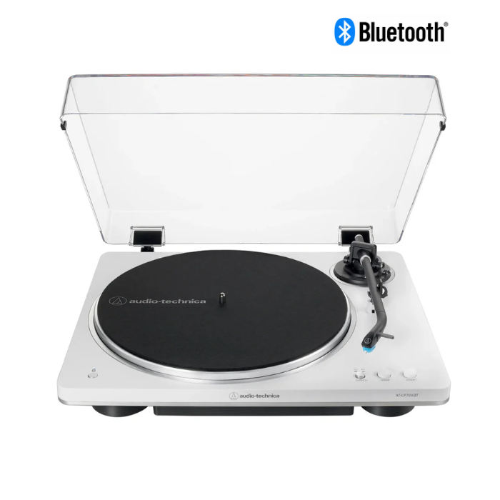 Audio Technica - LP70XBT White Fully Automatic Bluetooth Turntable