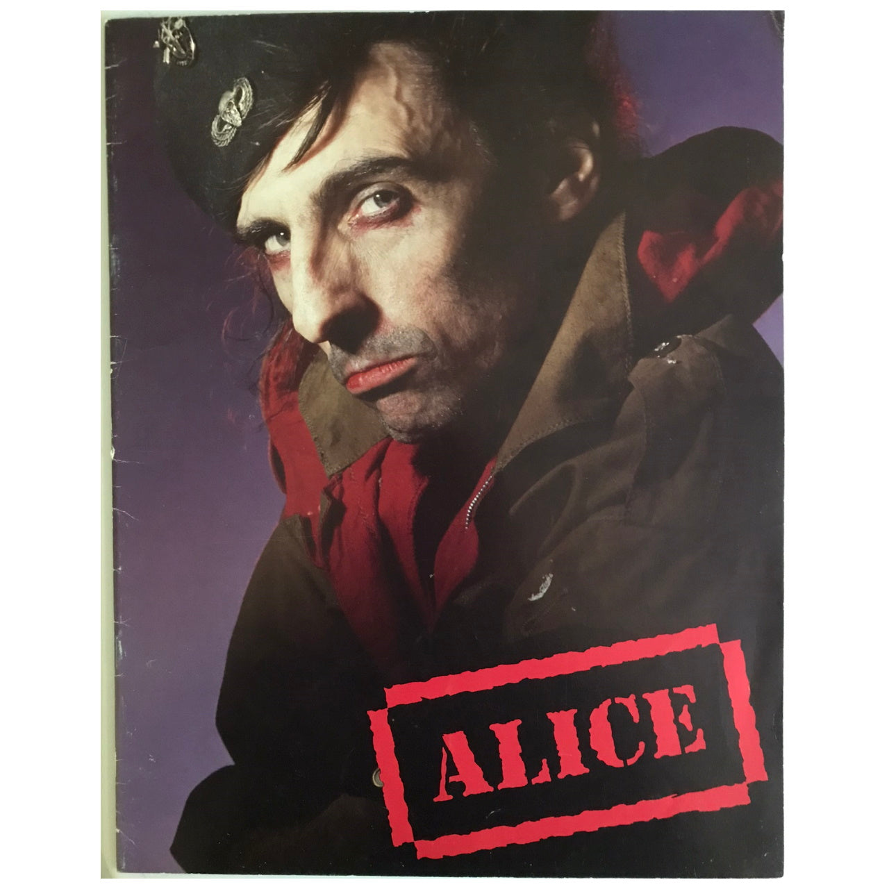 Alice Cooper - Tour 1982 Europe & UK Original Concert Tour Program