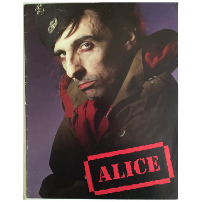 Alice Cooper - Tour 1982 Europe & UK Original Concert Tour Program