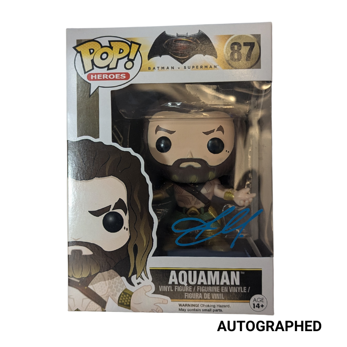 DC Universe - Aquaman Autographed Collectable Pop! Vinyl #87