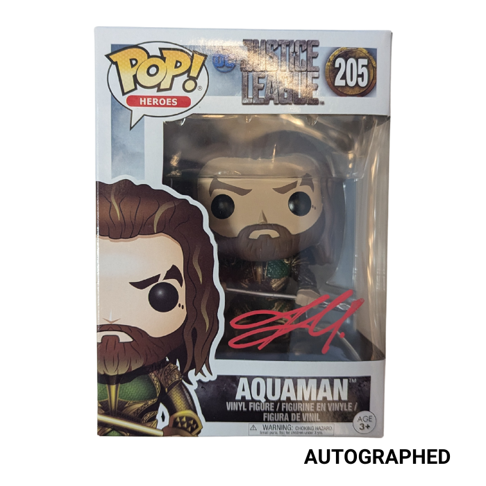DC Universe - Aquaman Autographed Collectable Pop! Vinyl #205