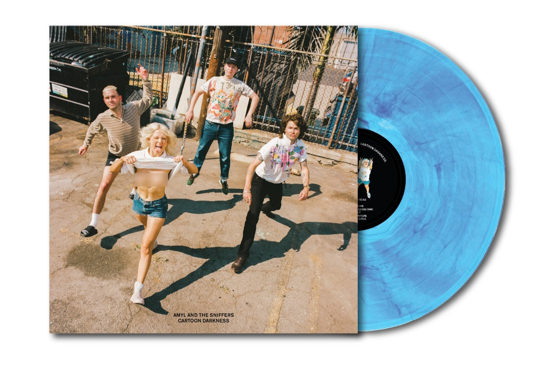 Amyl & The Sniffers - Cartoon Darkness (Drowning In It Edition) Blue Marble Vinyl LP