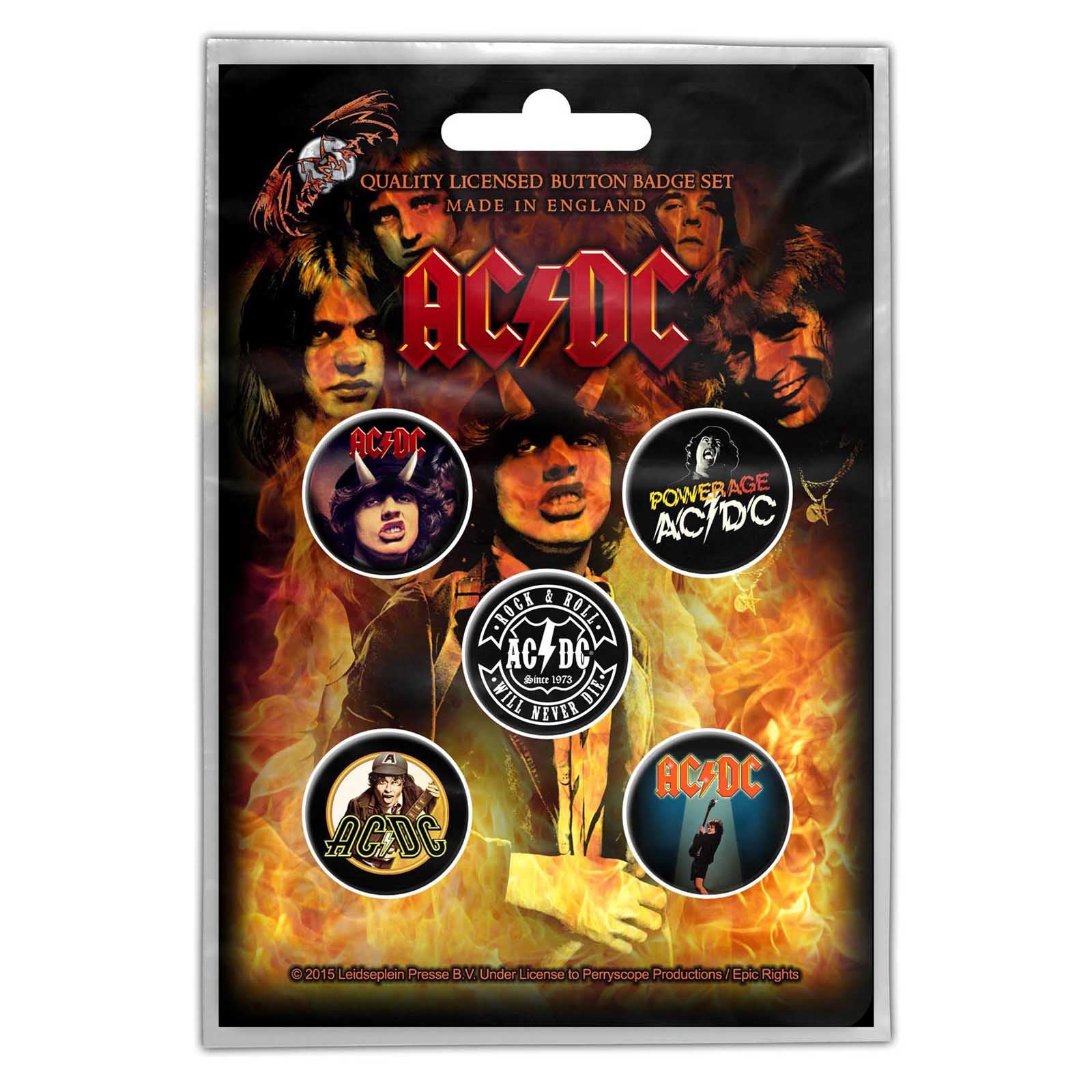 AC/DC - Highway To Hell Badge Set