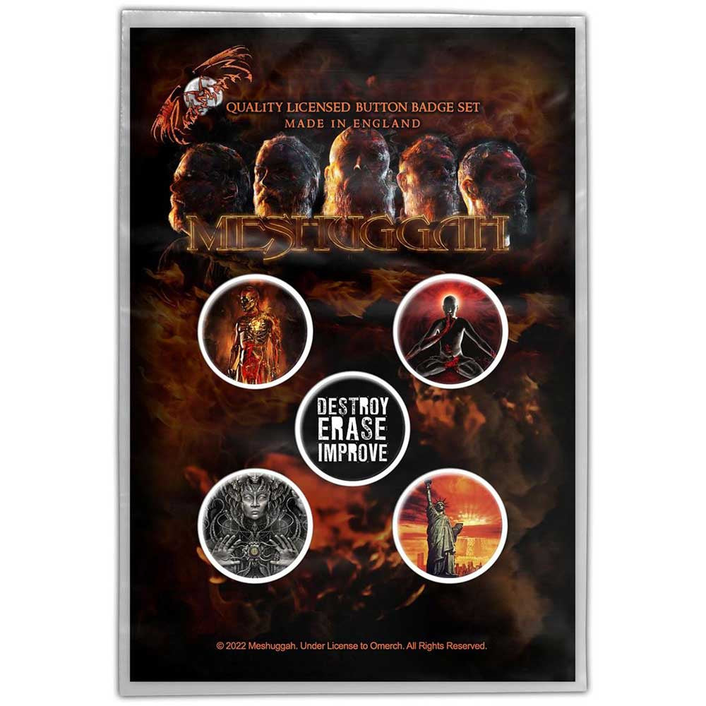 Meshuggah - Immutable Badge Set