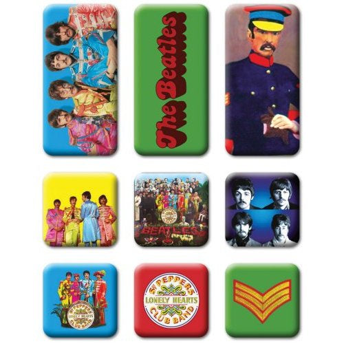 Beatles - Sgt Pepper 9 Piece Magnet Set