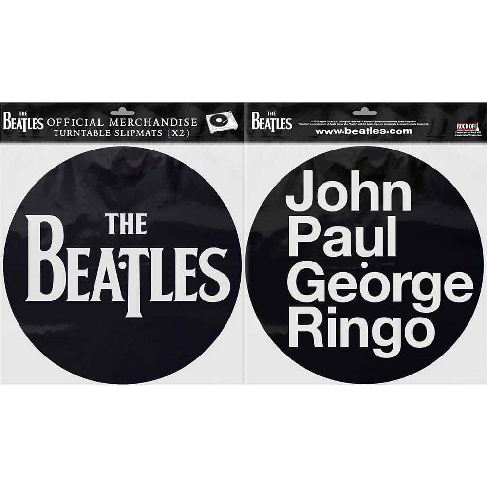 Beatles - John,  Paul,  George, Ringo Felt Slipmat Pack (2)
