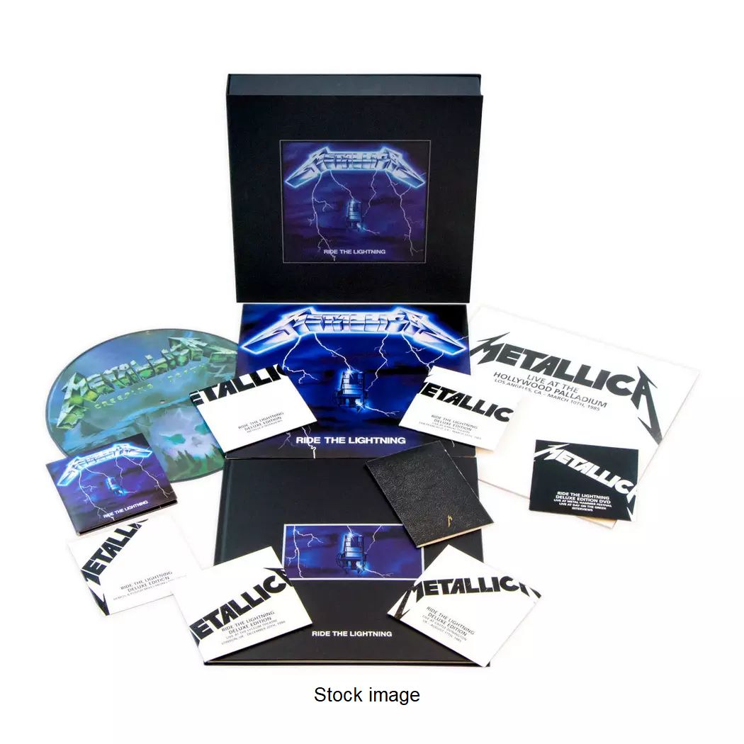 Metallica - Ride The Lightning Numbered Limited Edition 4LP 6CDs DVD Boxset (Used)