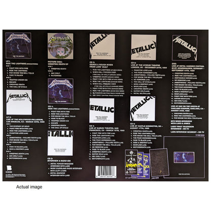 Metallica - Ride The Lightning Numbered Limited Edition 4LP 6CDs DVD Boxset (Used)