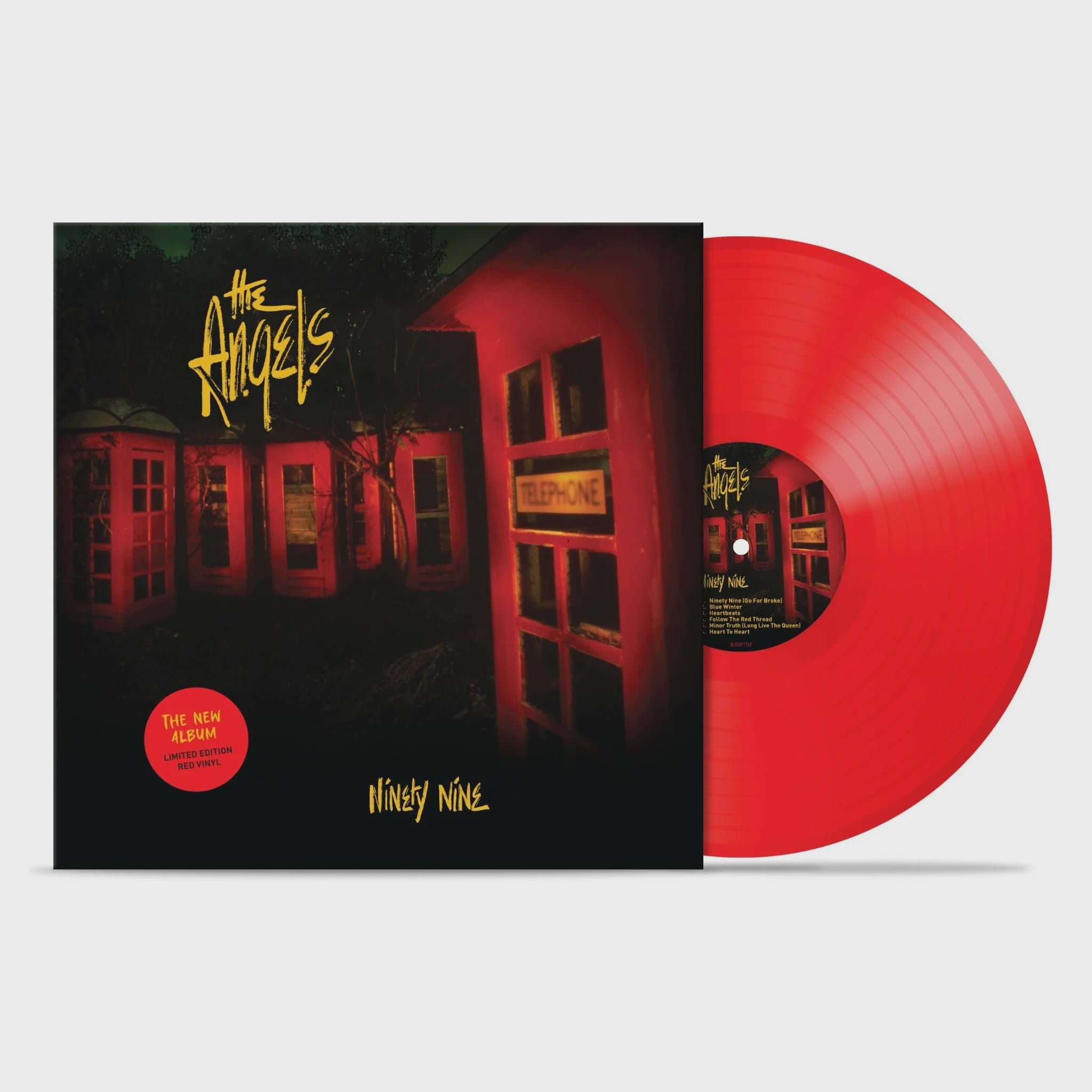 Angels - Ninety Nine Red Coloured Vinyl LP