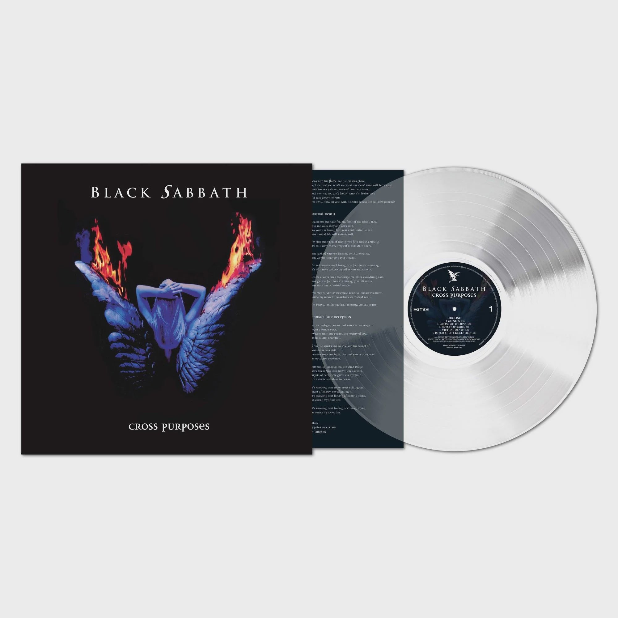 Black Sabbath - Cross Purposes Ultra Clear Coloured Vinyl LP