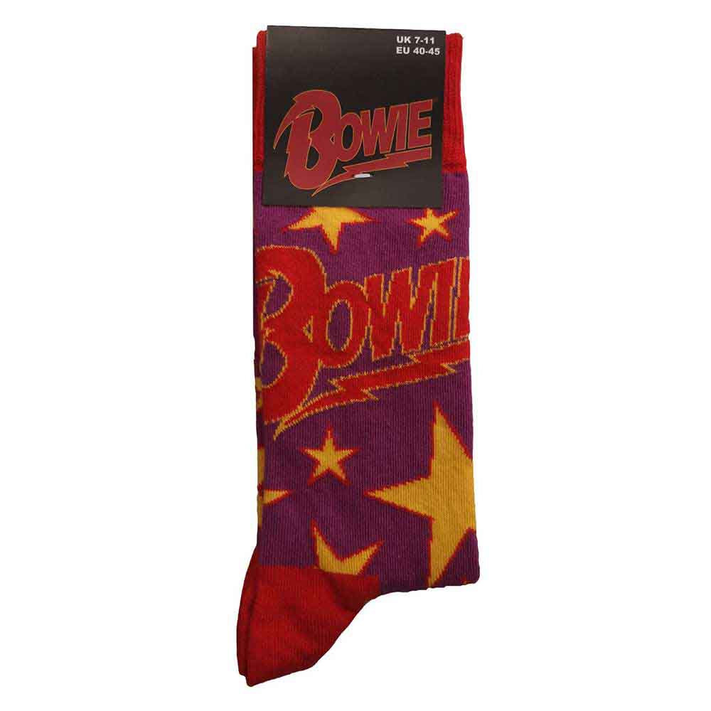 David Bowie - Yellow Stars Unisex Ankle Socks