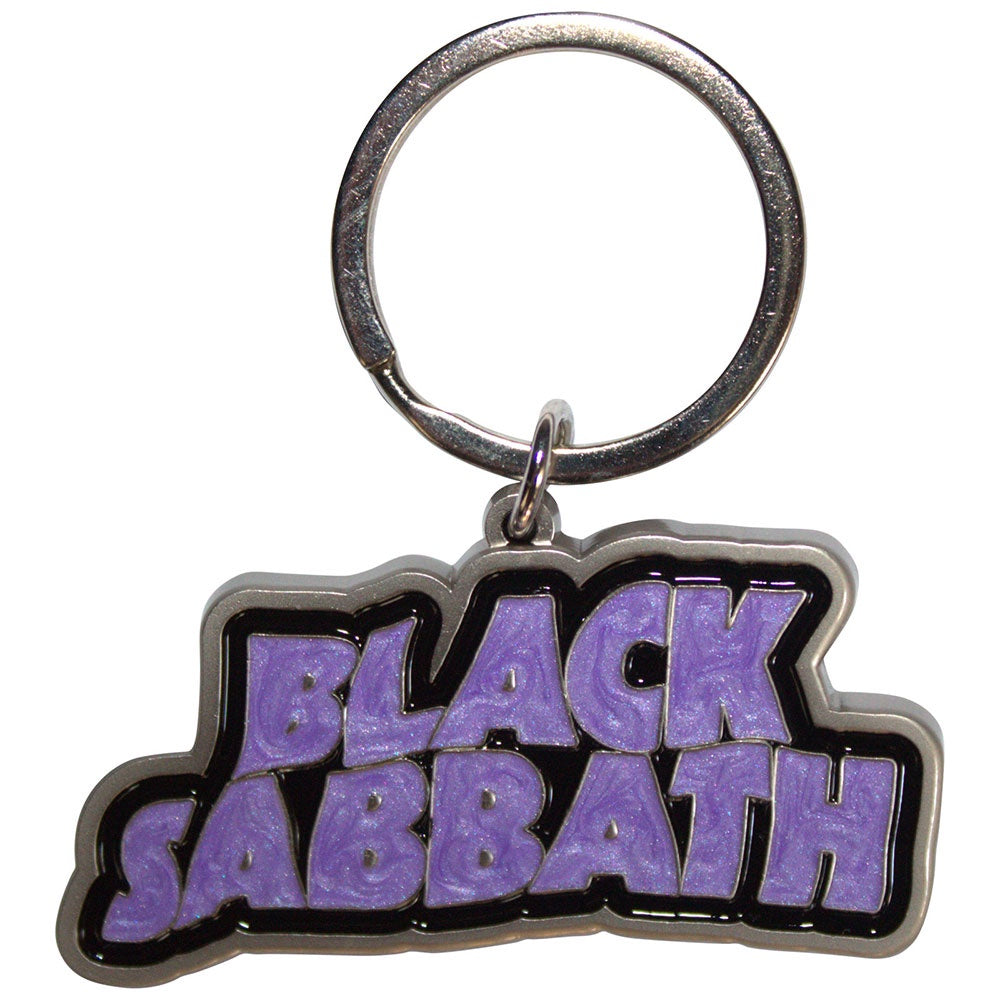 Black Sabbath - Purple Wavy Keychain