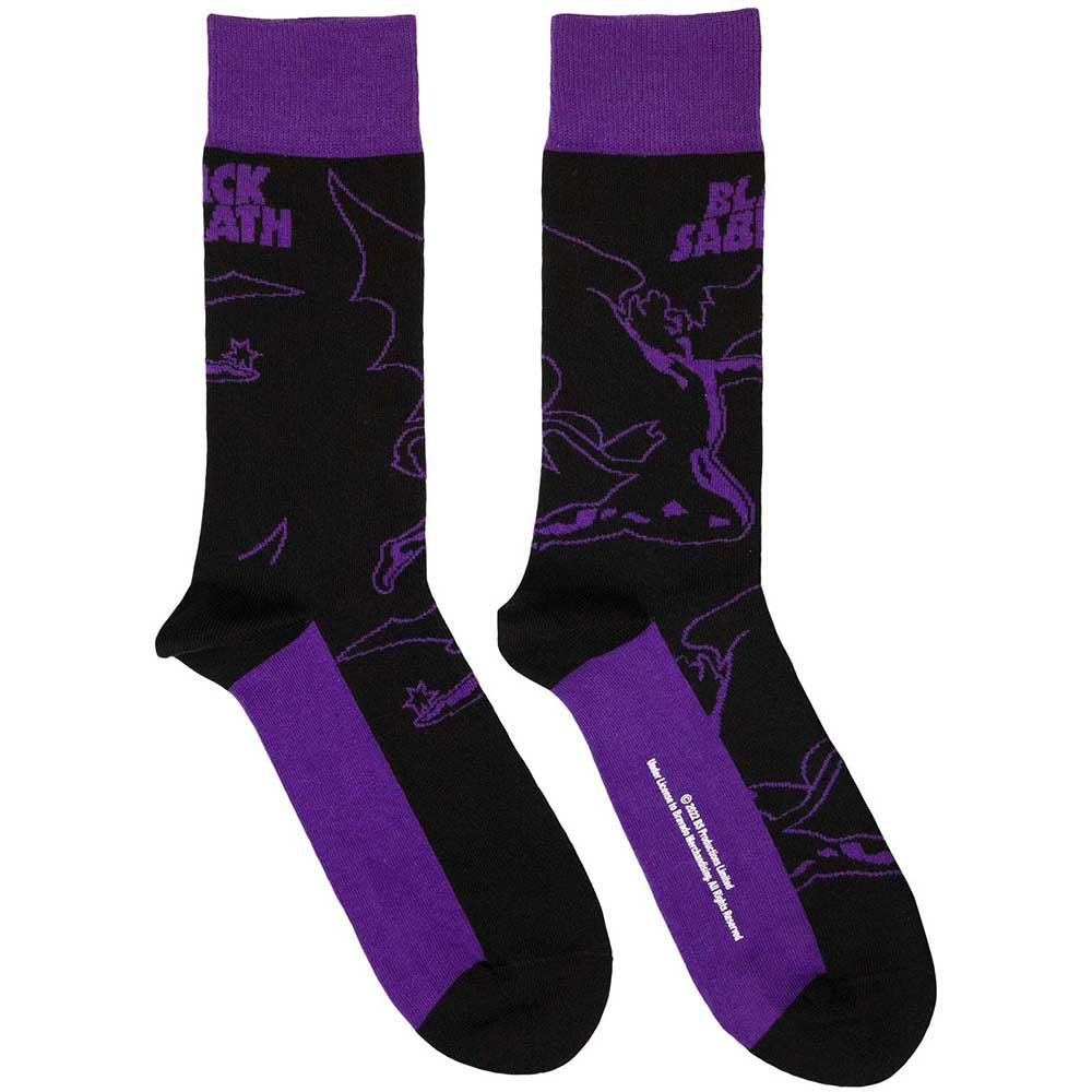 Black Sabbath - Henry Demon Logo Unisex Size 7-11 Socks