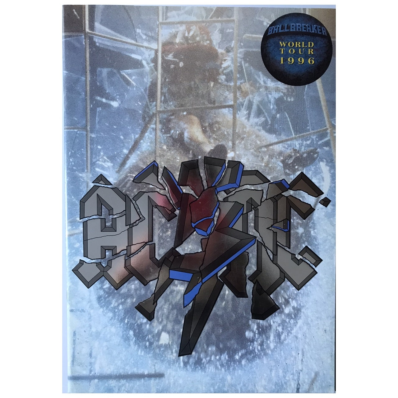 AC/DC - Ballbreaker 1996 World Tour Original Concert Tour Program With Ticket