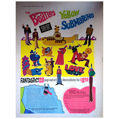 Beatles - 1968 Official Yellow Submarine Magazine (64 Page)