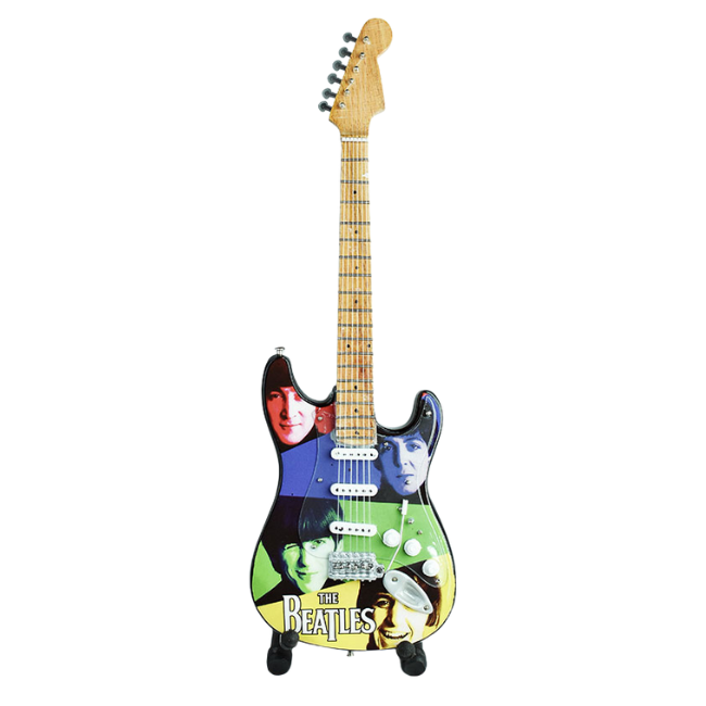 Beatles - The Beatles Faces Miniature Guitar
