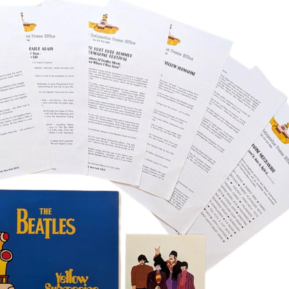 Beatles - 1999 Yellow Submarine US Promo Press Kit (No CD)
