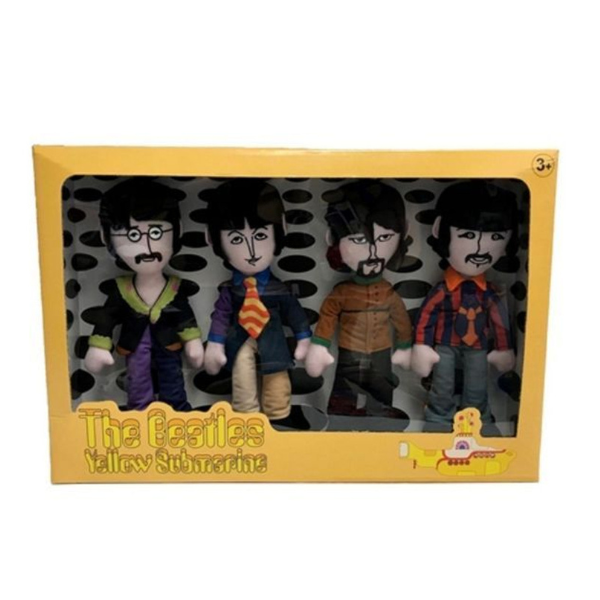 Beatles - 4 Band Member Box Set Soft Toys
