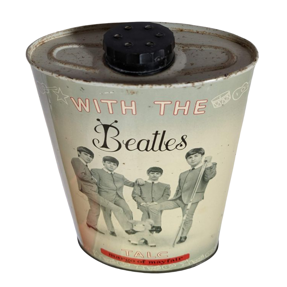 Beatles - 1960s With The Beatles Margo Of Mayfair Talc Talcum Powder Tin