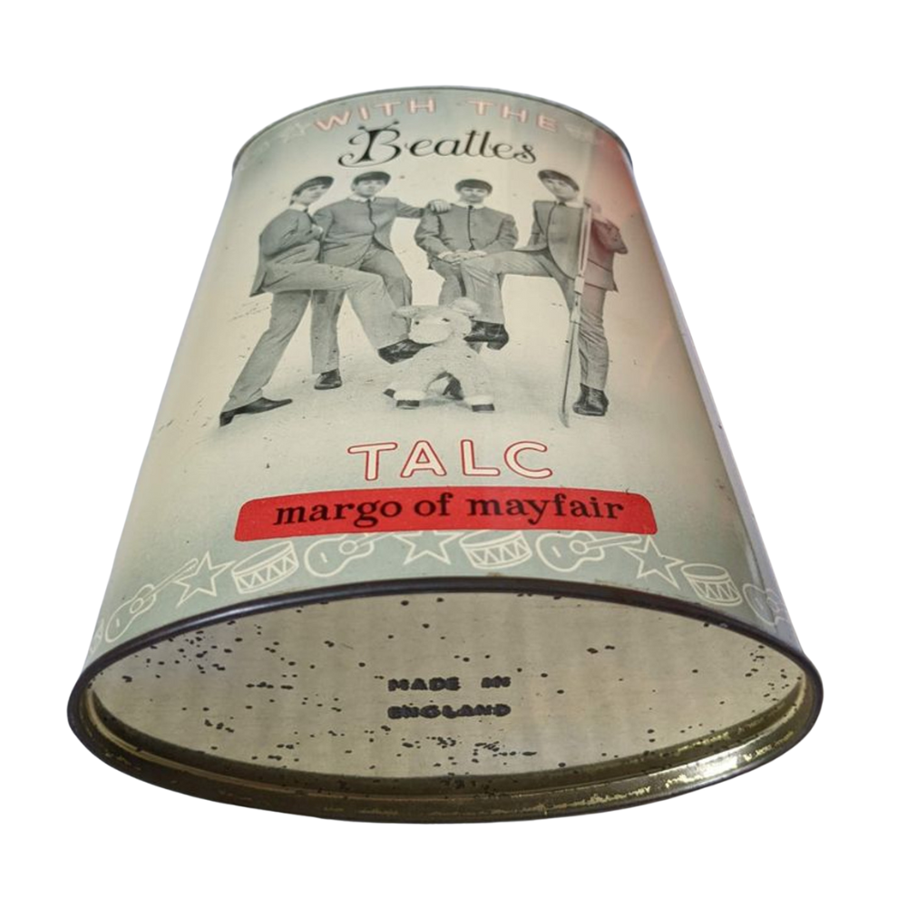 Beatles - 1960s With The Beatles Margo Of Mayfair Talc Talcum Powder Tin