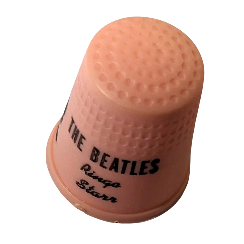 Beatles - Vintage 1960s Pink Plastic Ringo Starr Thimble