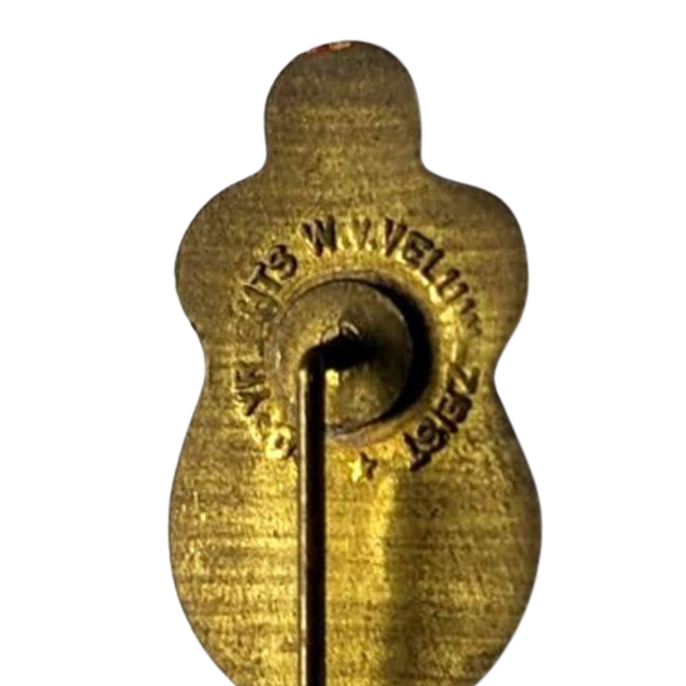 Beatles - Original 1960s Netherlands/Holland Red Brass Collectable Pin