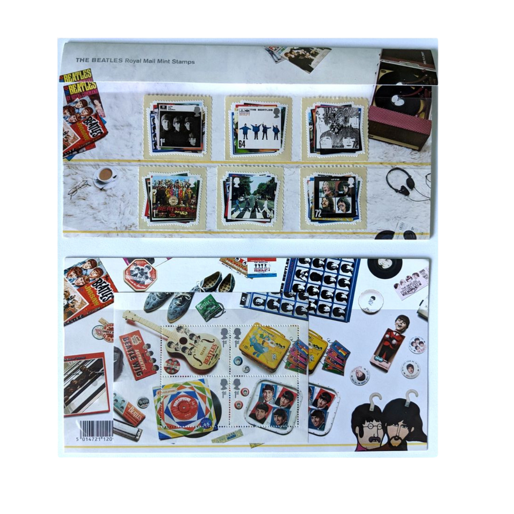 Beatles - 2007 Great Britain Royal Mail Mint Presentation Pack & Miniature Sheet 10 Stamps (Complete And Unused)
