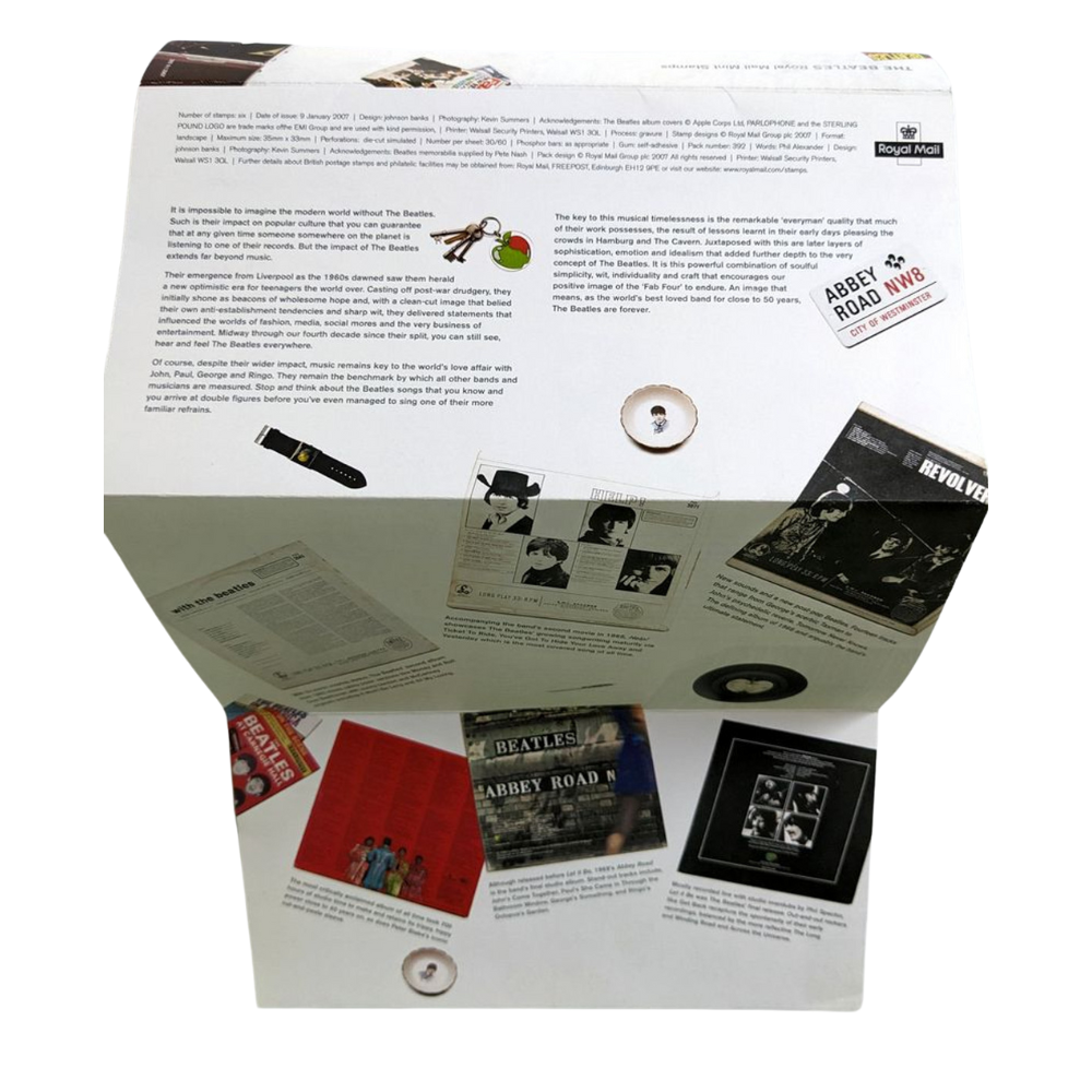 Beatles - 2007 Great Britain Royal Mail Mint Presentation Pack & Miniature Sheet 10 Stamps (Complete And Unused)