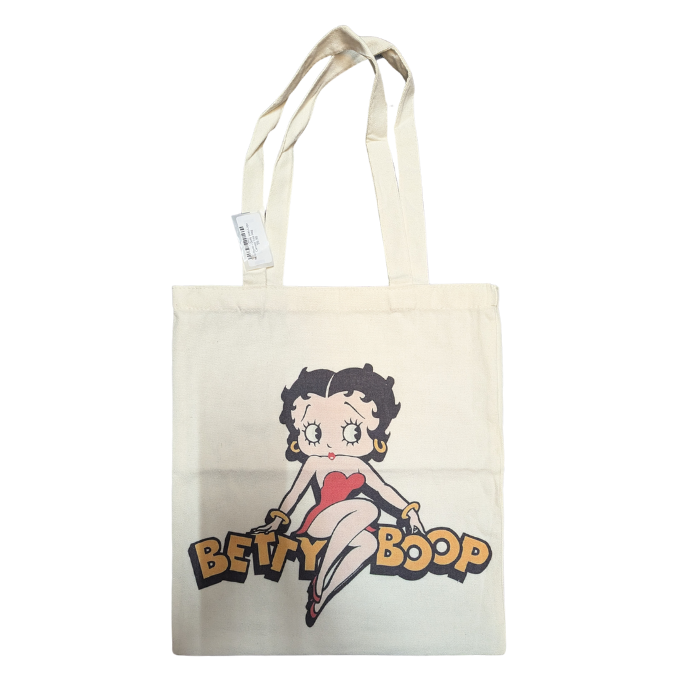 Betty Boop - Betty With Logo Canvas Tote Bag