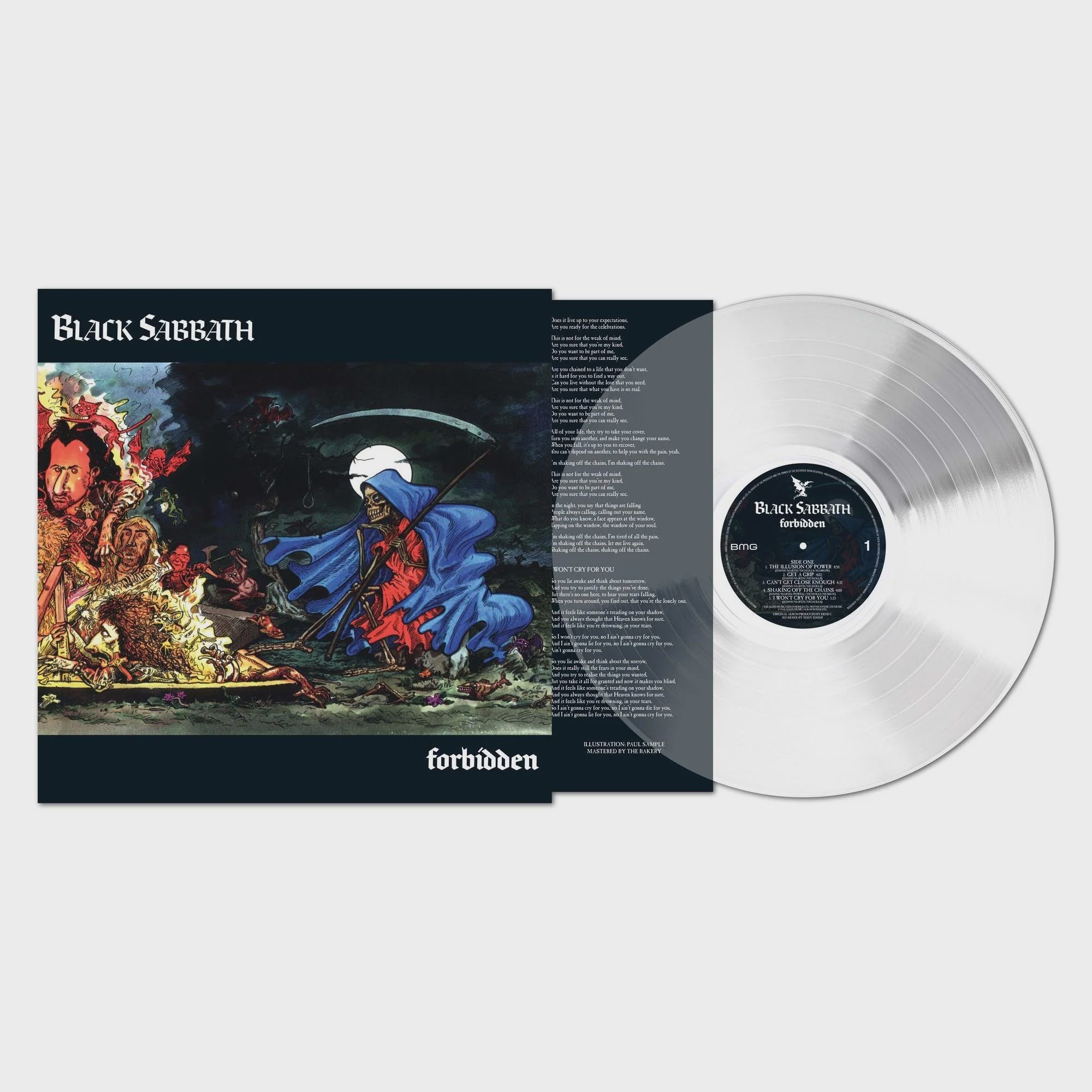Black Sabbath - Forbidden Ultra Clear Coloured Vinyl LP