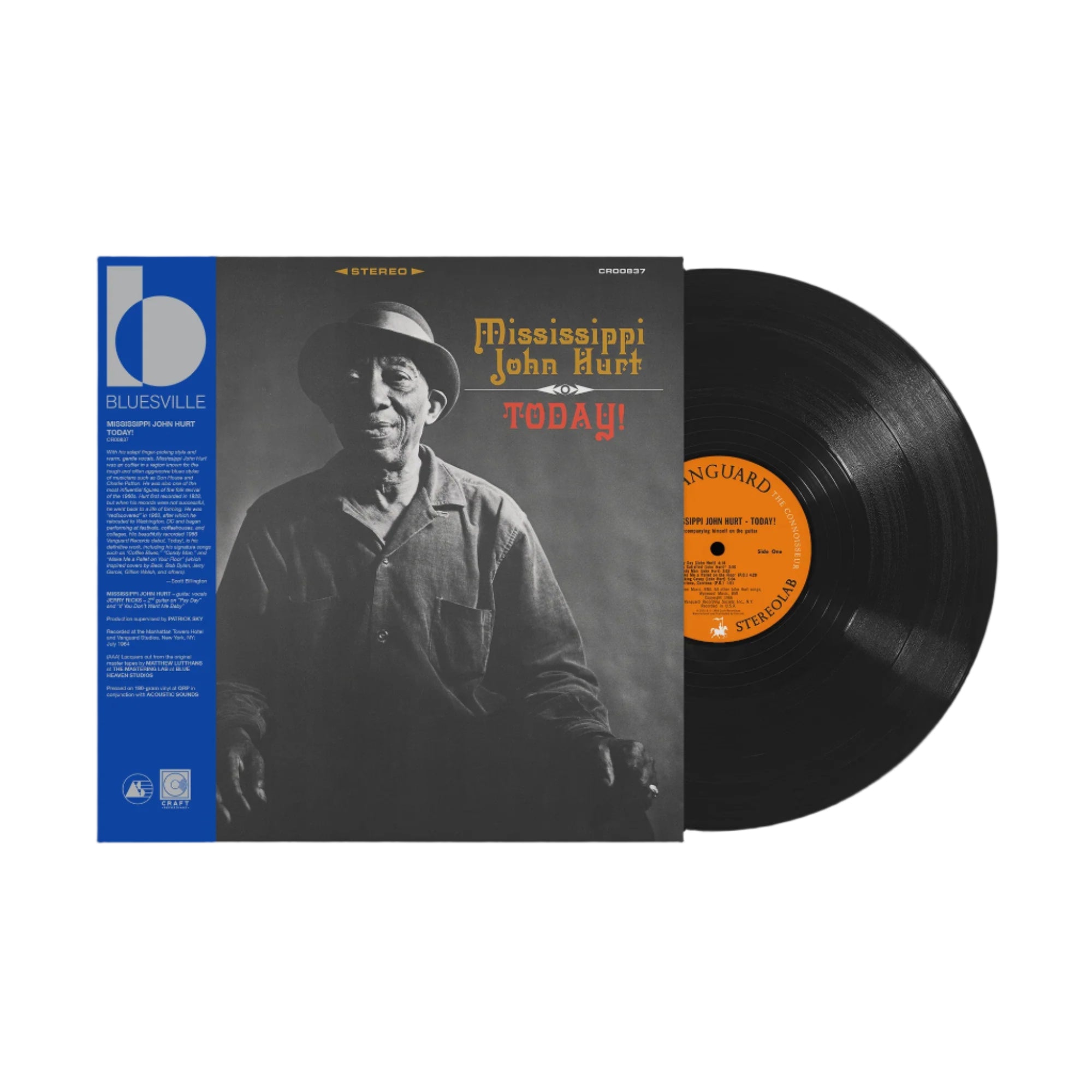 Mississippi John Hurt – Today! Vinyl LP