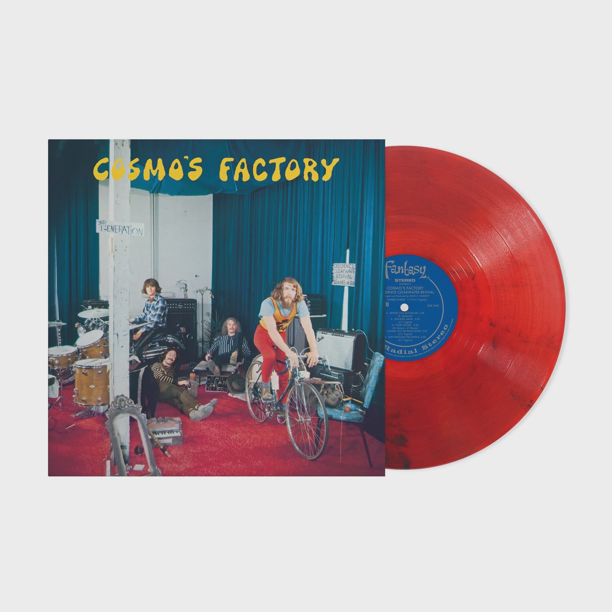 Creedence Clearwater Revival - Cosmo's Factory Red Smoke Coloured Vinyl LP